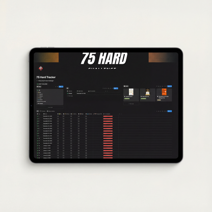 75 Hard Notion Tracker