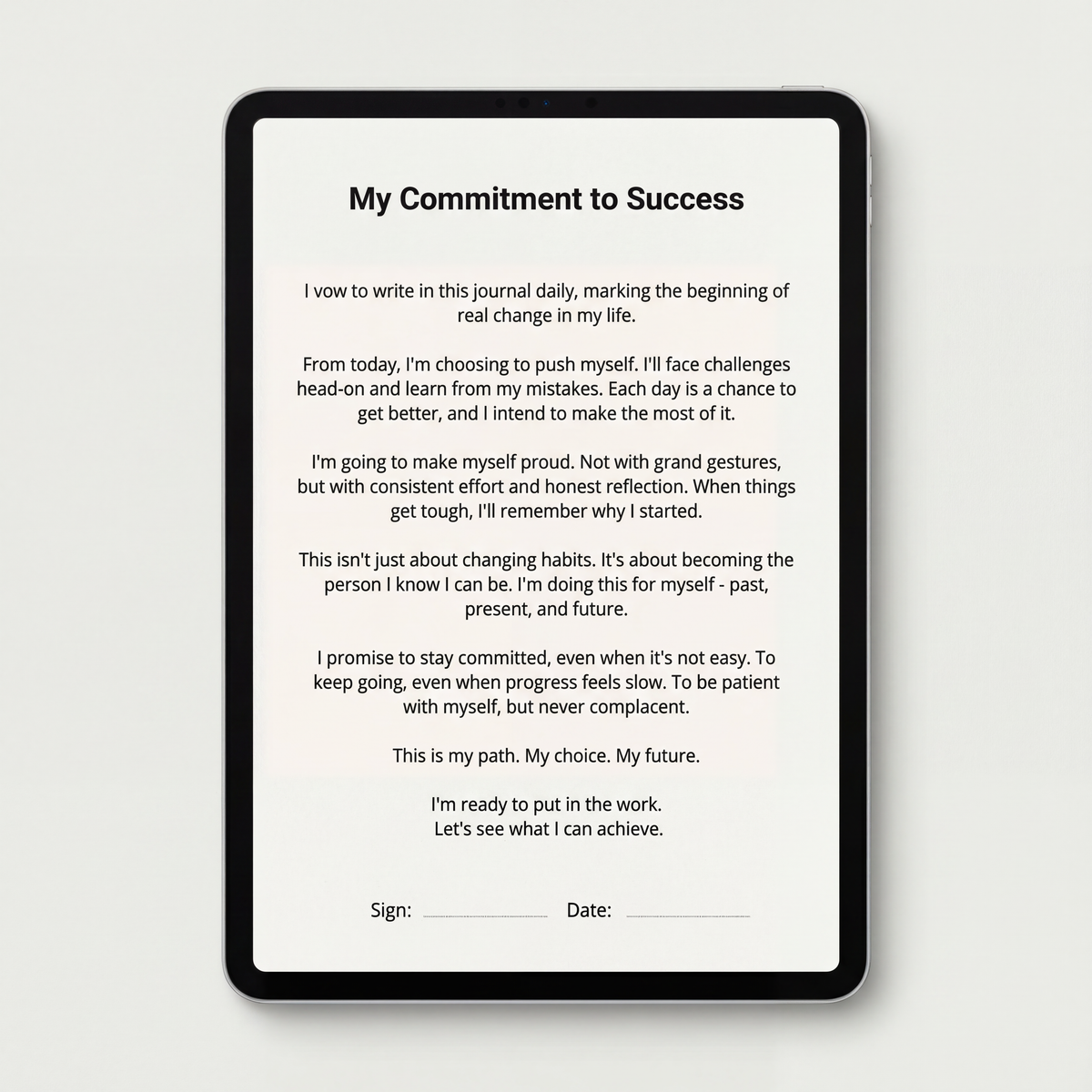 Digital Blueprint Journal