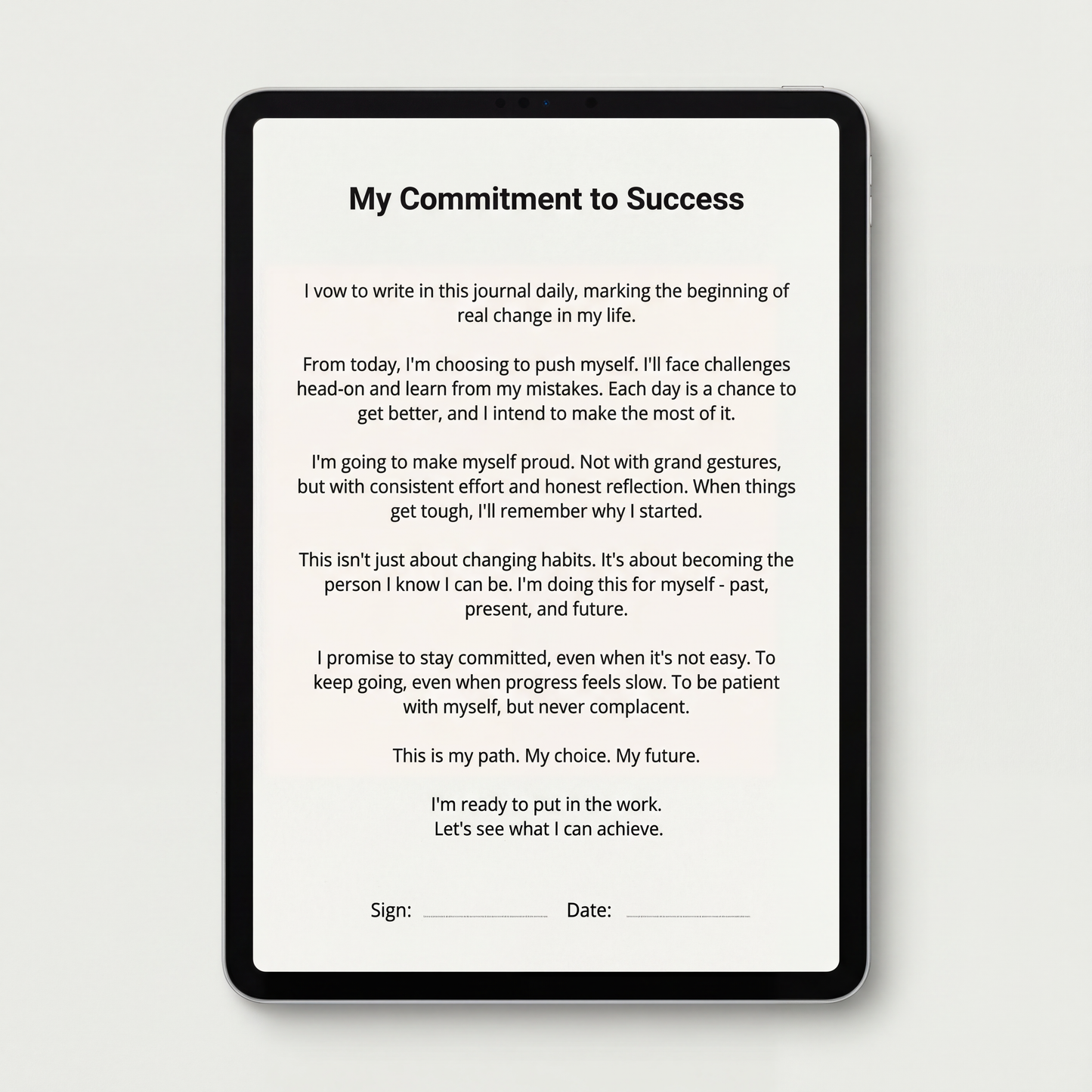 Digital Blueprint Journal