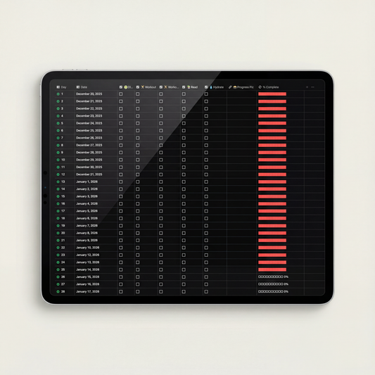 75 Hard Notion Tracker