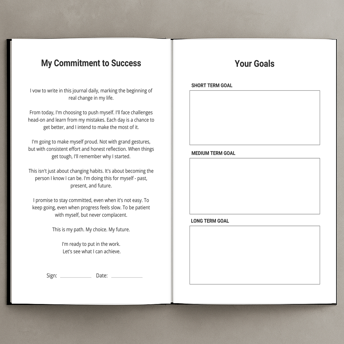 The Blueprint Journal