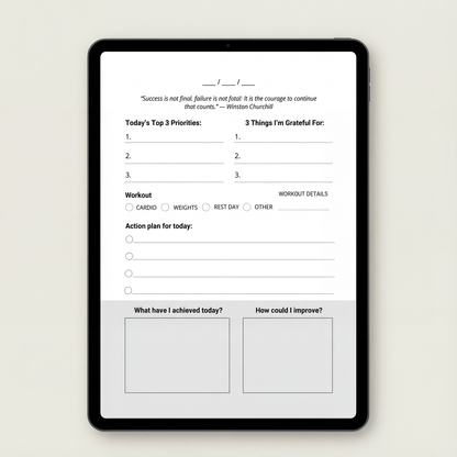 Digital Blueprint Journal